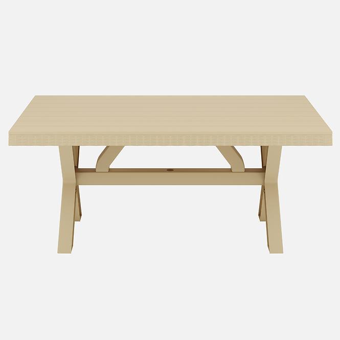 Asztal Rustic bézs 90x180 cm,2
