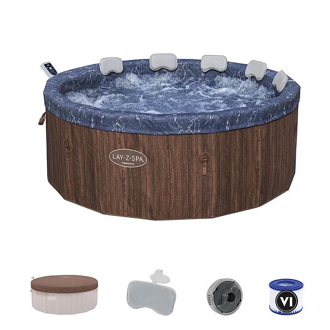 Hidromasszázs medence Spa 1.9x0.7m Toronto 6001W