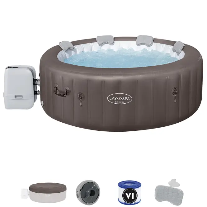 Hidromasszázs medence Spa 1.96x0.71m Dominica 6001S,2