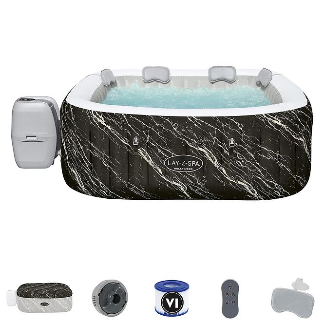 Hidromasszázs medence Spa 1.8x1.8x0.66m Hollywood 6001F