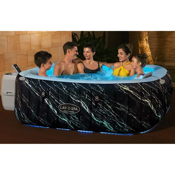 Hidromasszázs medence Spa 1.8x1.8x0.66m Hollywood 6001F