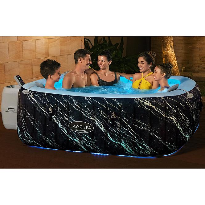 Hidromasszázs medence Spa 1.8x1.8x0.66m Hollywood 6001F