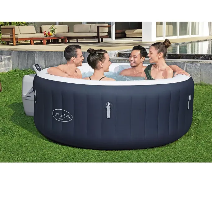 Hidromasszázs medence Spa 1.8x1.8m Miami dark blue 6001C,2