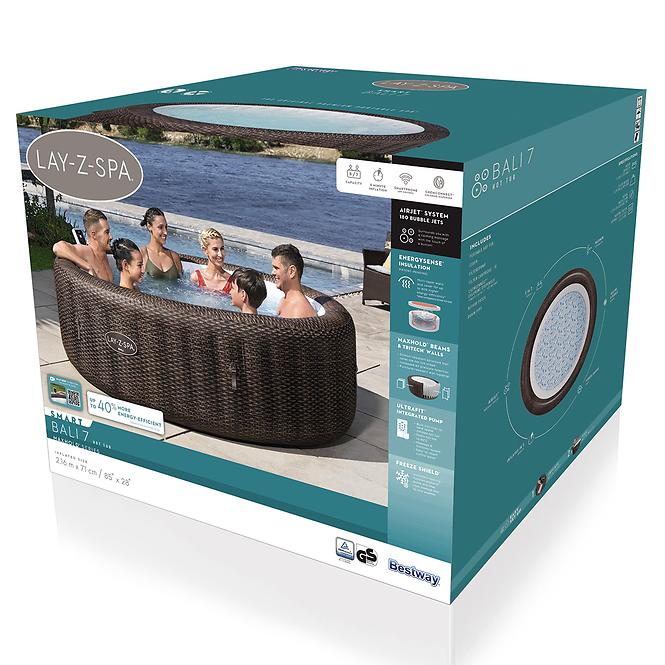 Hidromasszázs medence Spa 2.16x0.71m Bali 6001P