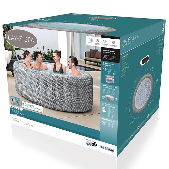 Hidromasszázs medence Spa 1.96x0.71m Bali 6001N