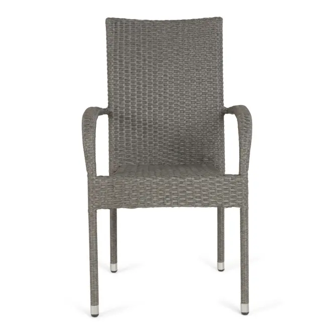 PARISO szürke rattan kerti szék