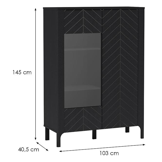 Vitrin Malumi M3 fekete,2