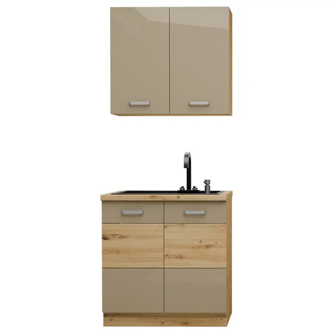 Konyhabútor Artisan Cappuccino 80cm Munkalap nélkül,2