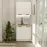 Konyhabútor Luna Fehér/Fehér 80cm Munkalap nélkül