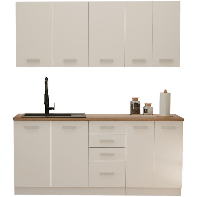 Konyhabútor Eko White 180cm Munkalap nélkül,2