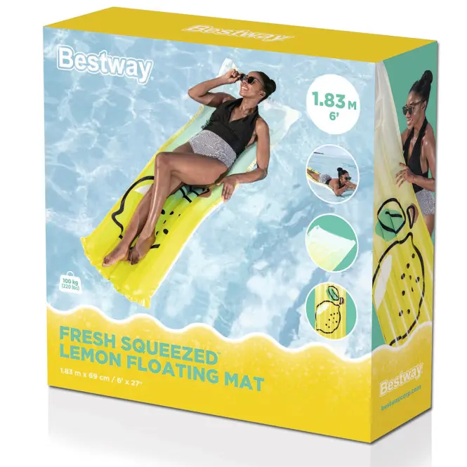 Felfújható úszómatrac Lemon1,83x0,69 44122,9
