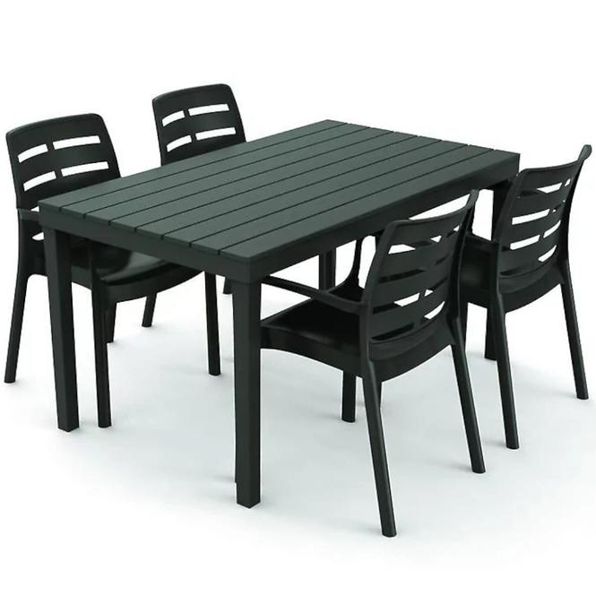 Asztal Sumatra 138x78x72cm antracit