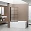 Fürdőkád képernyő Loop 80x140 black,2