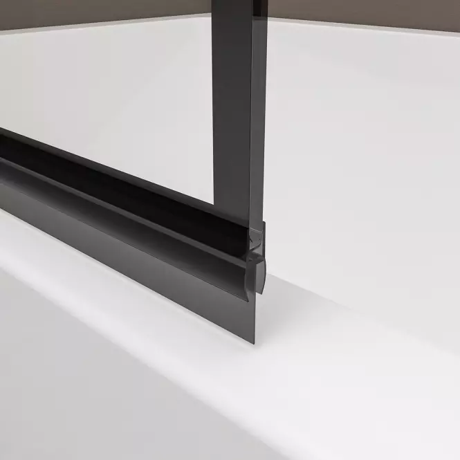 Fürdőkád képernyő Loop 80x140 black