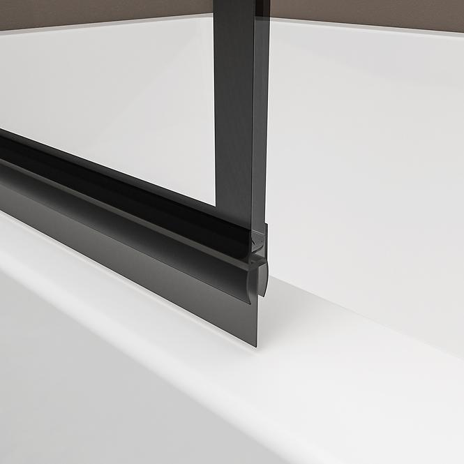 Fürdőkád képernyő Loop 80x140 black