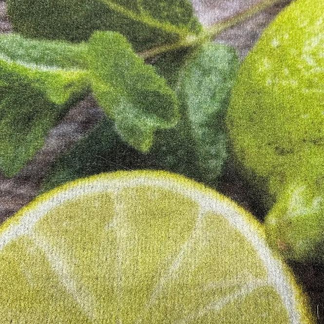 Konyhai szőnyeg 50x100 cm Kitchen Golden Greenery 04