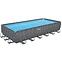 Szögletes medence kerettel és kiegészítőkkel APX 7.32x3.66x1.32m 561KG,2