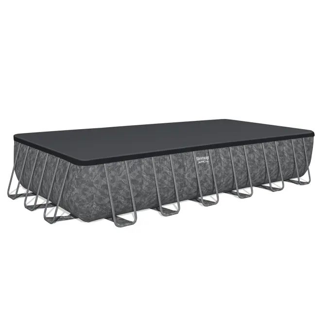 Szögletes medence kerettel és kiegészítőkkel APX 7.32x3.66x1.32m 561KG,3