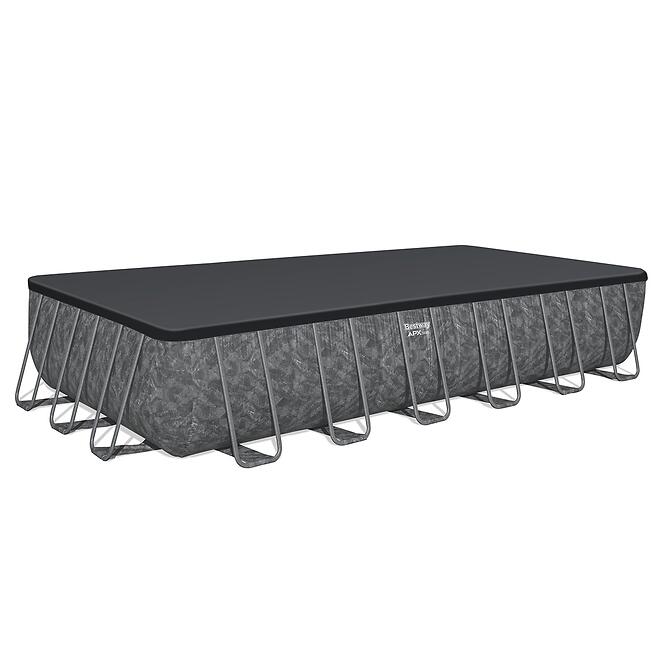 Szögletes medence kerettel és kiegészítőkkel APX 7.32x3.66x1.32m 561KG,3