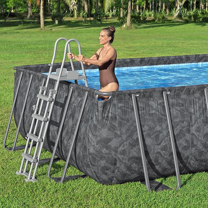 Szögletes medence kerettel és kiegészítőkkel APX 7.32x3.66x1.32m 561KG