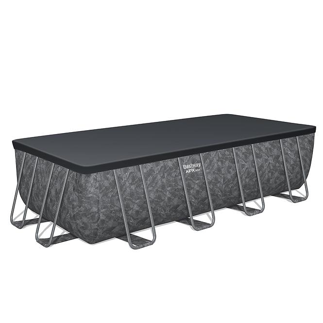 Szögletes medence kerettel és kiegészítőkkel  APX 5.49x2.74x1.32m 561KA,3