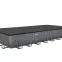 Szögletes medence kerettel és kiegészítőkkel  APX 9.56x4.88x1.32m 561KJ,3