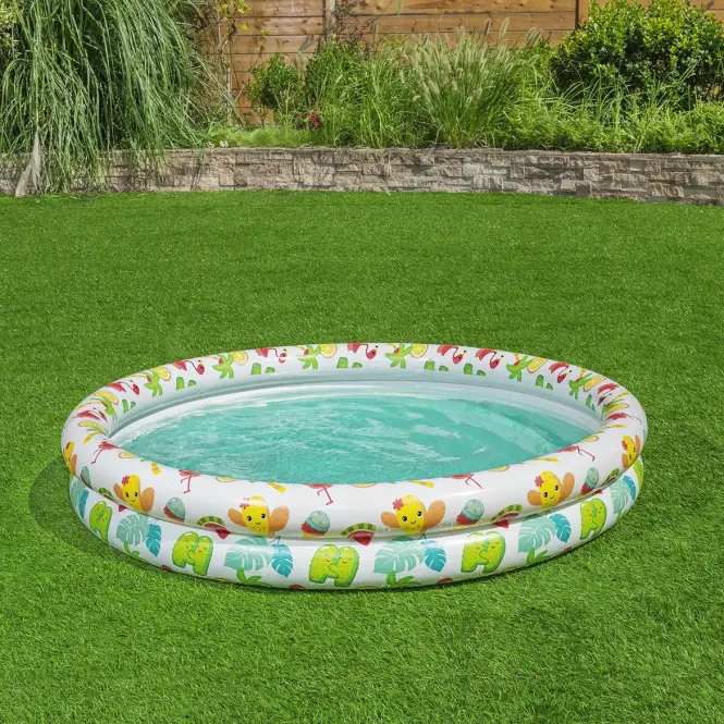 Gyermekmedence 1,22x0,2m + labda és kerék 51124,7