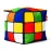 Babzsák taburetka Rubik kocka