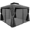Kerti pavilon Porto 3x3x2.7m grafit,3