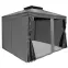 Kerti pavilon Porto 3x3x2.7m grafit,4