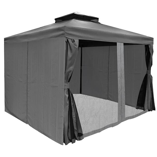 Kerti pavilon Porto 3x4x2.7m grafit