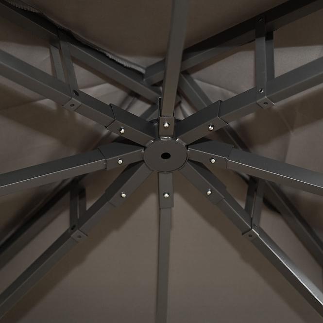 Kerti pavilon Porto 3x4x2.7m grafit