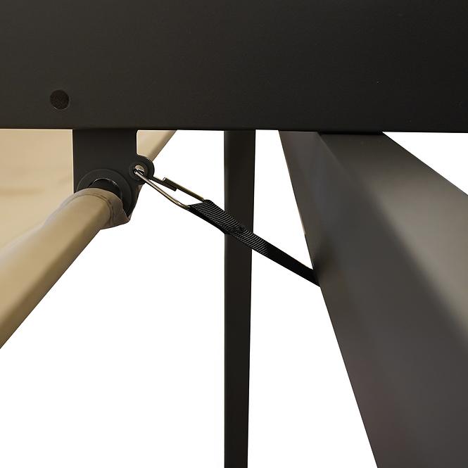 Kerti pavilon / pergola Pescara 3x4x2.35m bézs