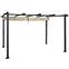 Kerti pavilon / pergola Pescara 3x4x2.35m bézs,10
