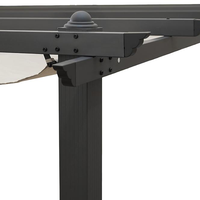 Kerti pavilon Pescara 3x4x2.35m bézs