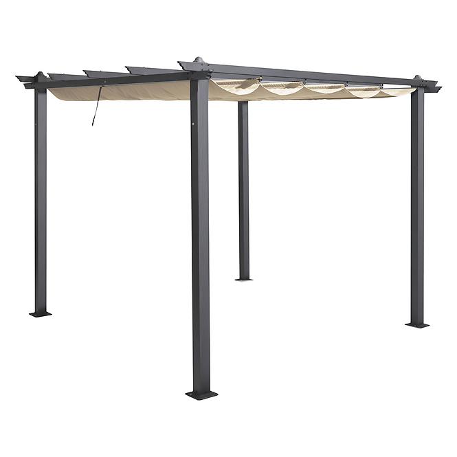 Kerti pavilon Pescara 3x4x2.35m bézs