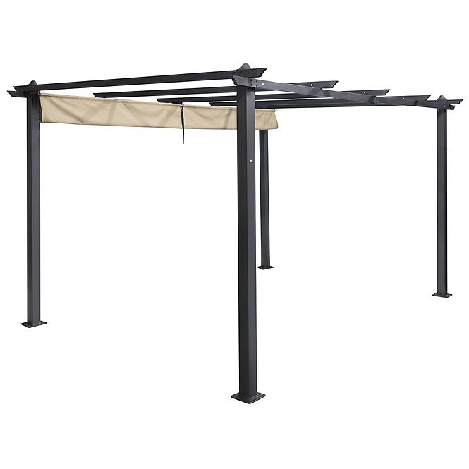 Kerti pavilon Pescara 3x4x2.35m bézs