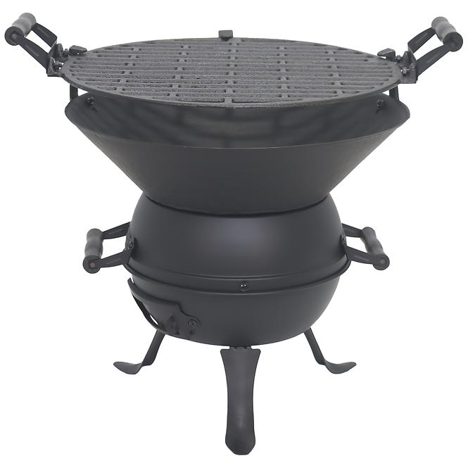 Öntöttvas bogrács grill Mercado 35 cm KY1821