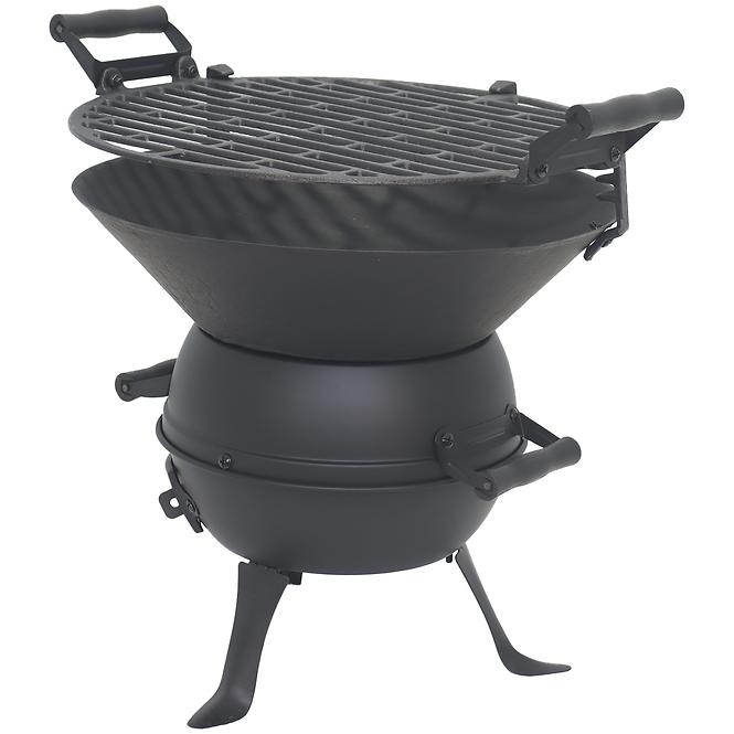Öntöttvas bogrács grill Mercado 35 cm KY1821
