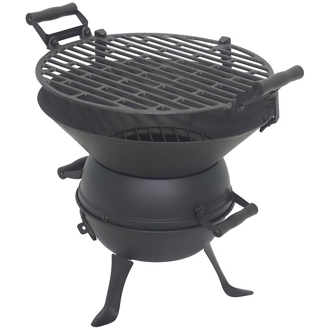 Öntöttvas bogrács grill Mercado 35 cm KY1821