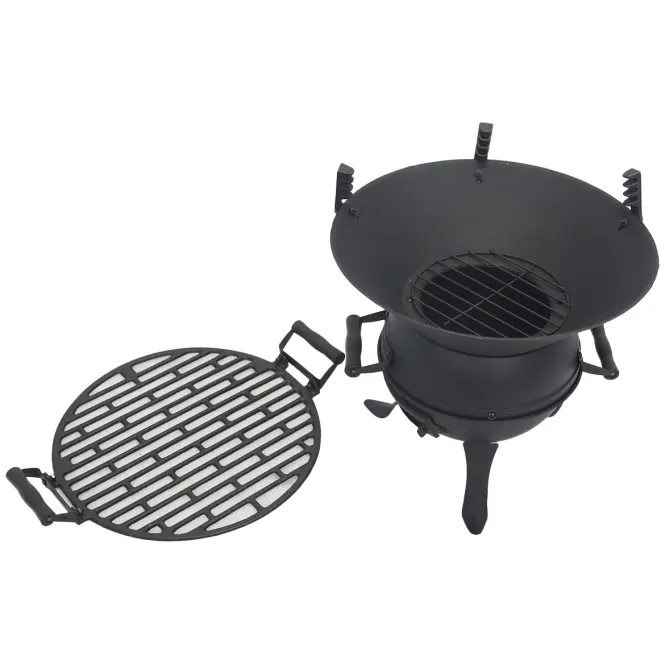 Öntöttvas bogrács grill Mercado 35 cm KY1821