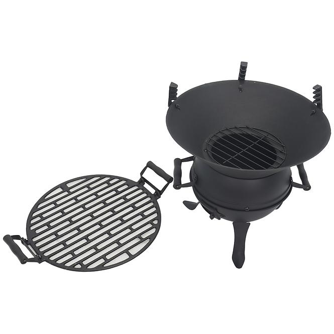 Öntöttvas bogrács grill Mercado 35 cm KY1821