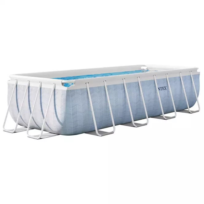 Medence kerettel 4x2x1 m Chevron 26780NP