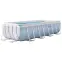 Medence kerettel 4x2x1 m Chevron 26780NP