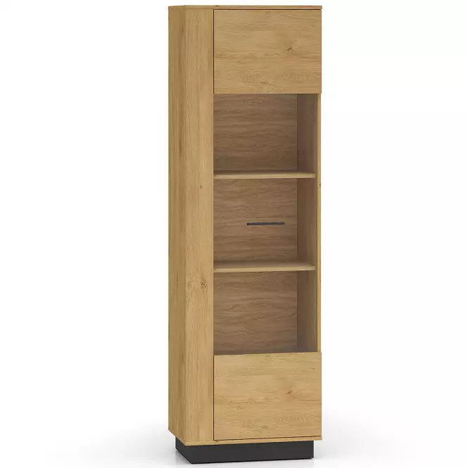 Vitrin Modesto 02 tölgy/fekete