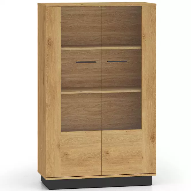 Vitrin Modesto 03 tölgy/fekete