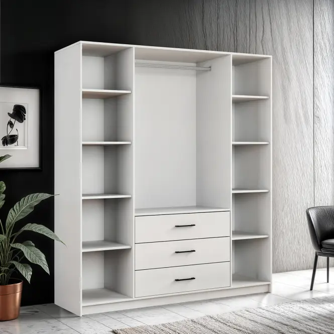 Szekrény Belluno 200 fehér