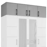 Fali szekrény Belluno 200 szürke