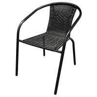 TechnoRattan szék Bistro XT1101 fekete