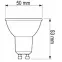 Izzó Lumiled LED GU10 3W 120ST. NB,6